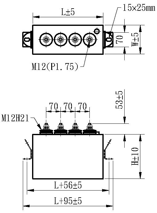 Energy storage capacitors
