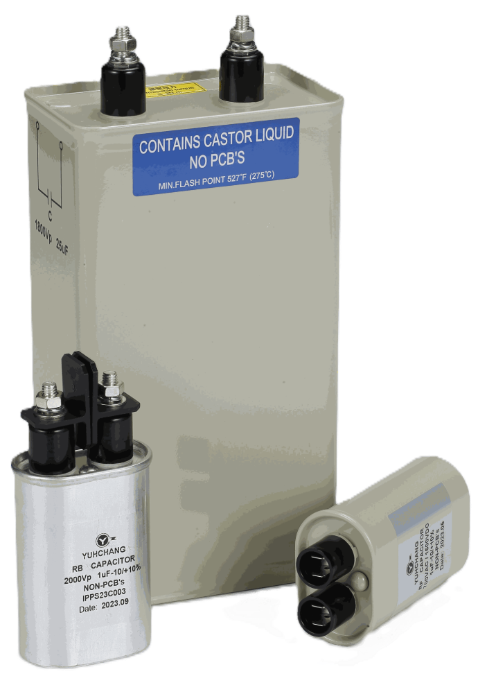 Capacitors for High Current、Power Semiconductor and DC Applications